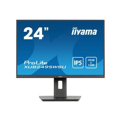 foto del prodotto iiyama prolite xub2495wsu b7 monitor pc 61 cm 24 1920 x 1200 pixel 4k ultra hd led nero