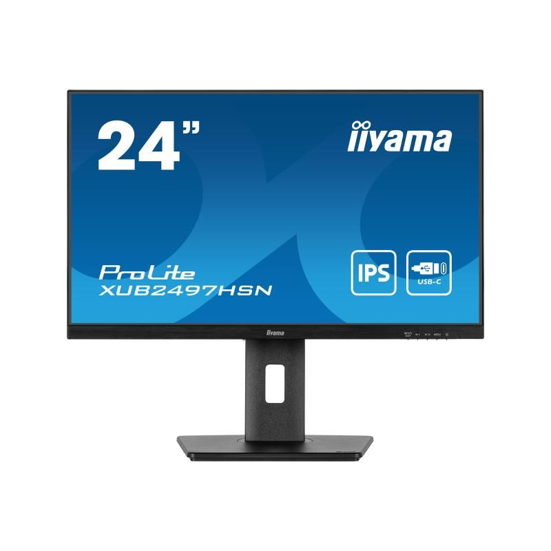 foto del prodotto iiyama prolite xub2497hsn-b2 monitor pc 60,5 cm 23.8 1920 x 1080 pixel full hd led nero - 157278