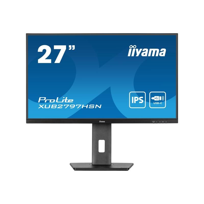 foto del prodotto iiyama prolite xub2797hsn-b2 monitor pc 68,6 cm 27 1920 x 1080 pixel full hd led nero - 158397