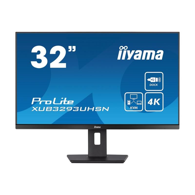 foto del prodotto iiyama prolite xub3293uhsn b5 monitor pc 80 cm 31.5 3840 x 2160 pixel 4k ultra hd lcd nero