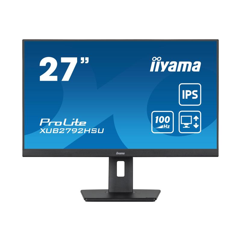 foto del prodotto iiyama xub2792hsu b6 monitor pc 68,6 cm 27 1920 x 1080 pixel full hd led nero