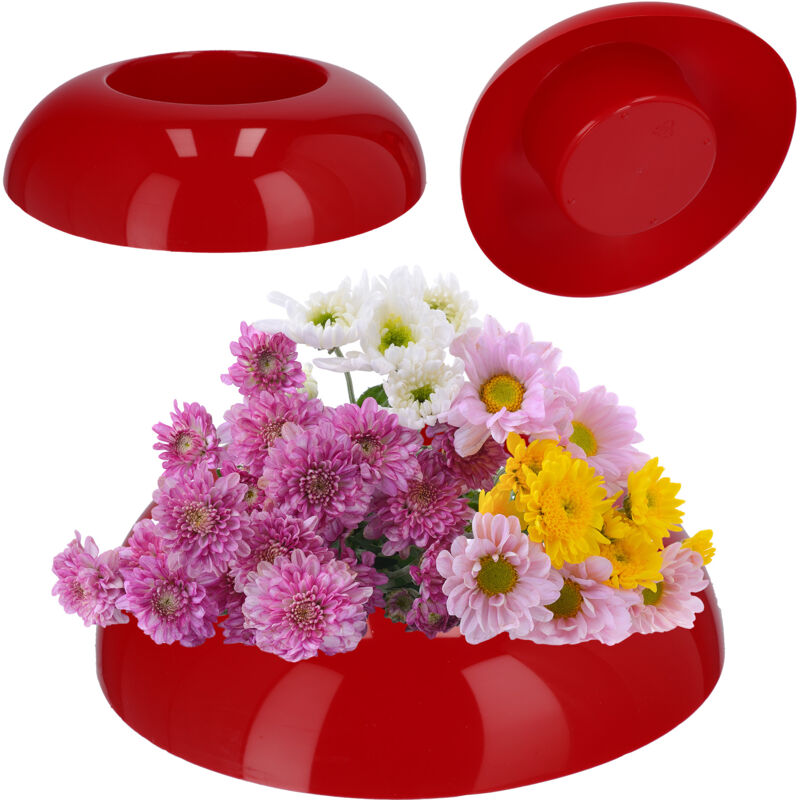 foto del prodotto ikebana coprivaso composizione colori 9,5 cm kadax