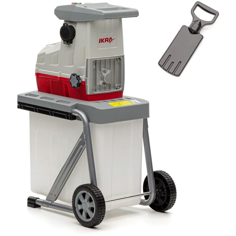 foto del prodotto ikra biotrituratore elettrica ilh 2800, silenziosa e robusta, 2.800w, spessore dei rami fino a 44mm