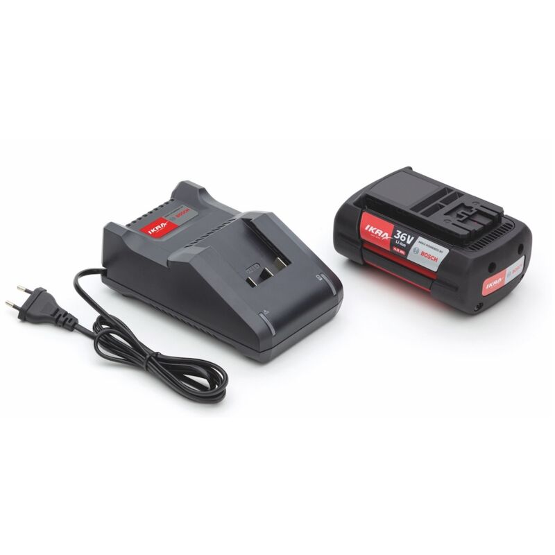 foto del prodotto ikra caricabatterie tipo al 36v 2ah display led compatibile con tutti i prodotti bosch made in europe