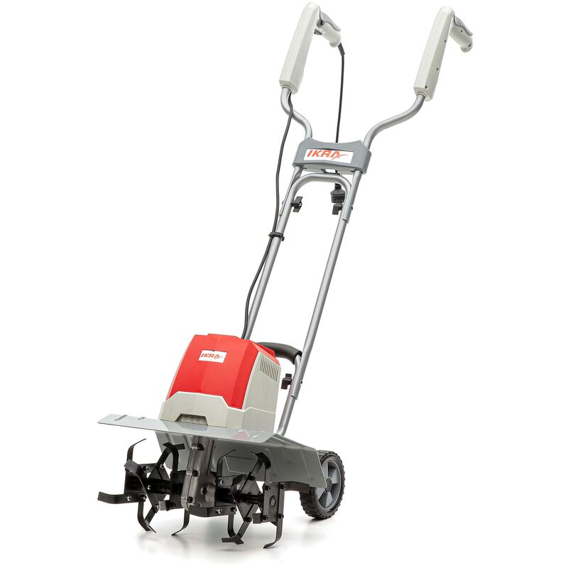 foto del prodotto ikra - motozappa motocoltivatore elettrica iem 1200, larghezza di lavoro 40cm, profondità di lavoro fino a 20cm, 1200w