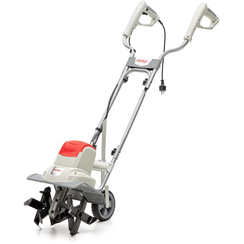 foto del prodotto ikra motozappa motocoltivatore elettrica iem 800 s, larghezza di lavoro 30cm, profondit di lavoro 20cm, 800 w