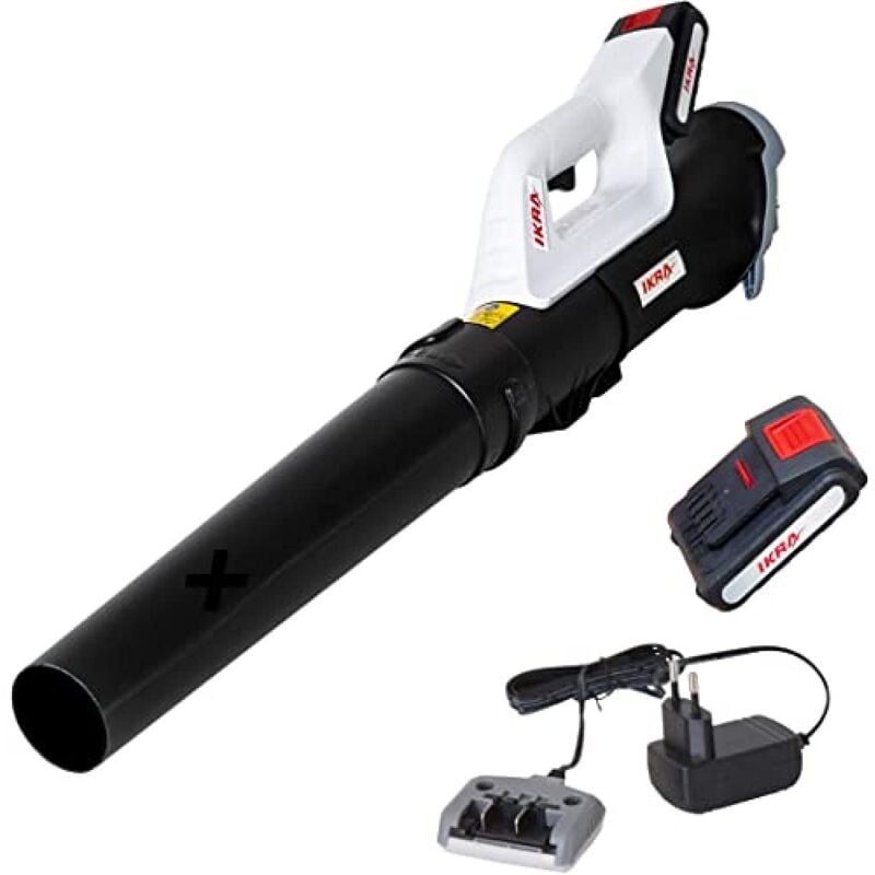 foto del prodotto ikra soffiafoglie assiale icb 20, ergonomico, compatto, leggero, incl. batteria e caricabatterie
