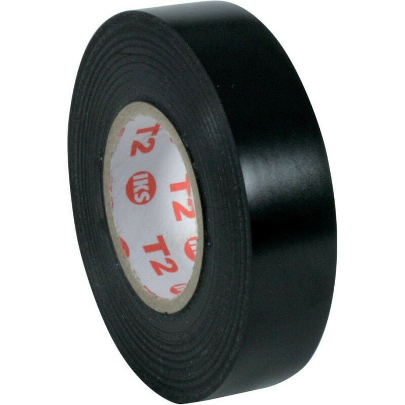 foto del prodotto iks pvc nastro isolante elettrico 25mmx33m nero