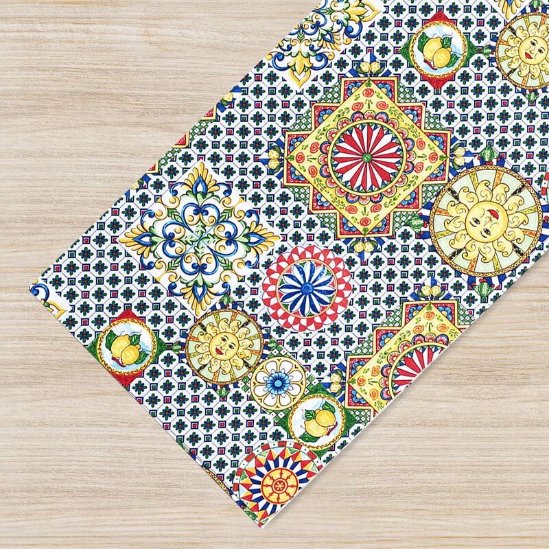 foto del prodotto il gruppone tappeto passatoia fantasia made in italy antiscivolo lavabile aderente fantasia fantasia 50x100cm