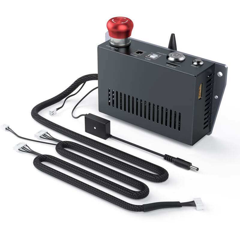 foto del prodotto il kit di controllo automatico assistito ad aria atomstack aic1 adatto a tutte le macchine per incisione laser con telaio atomstack a5pro a5m50,
