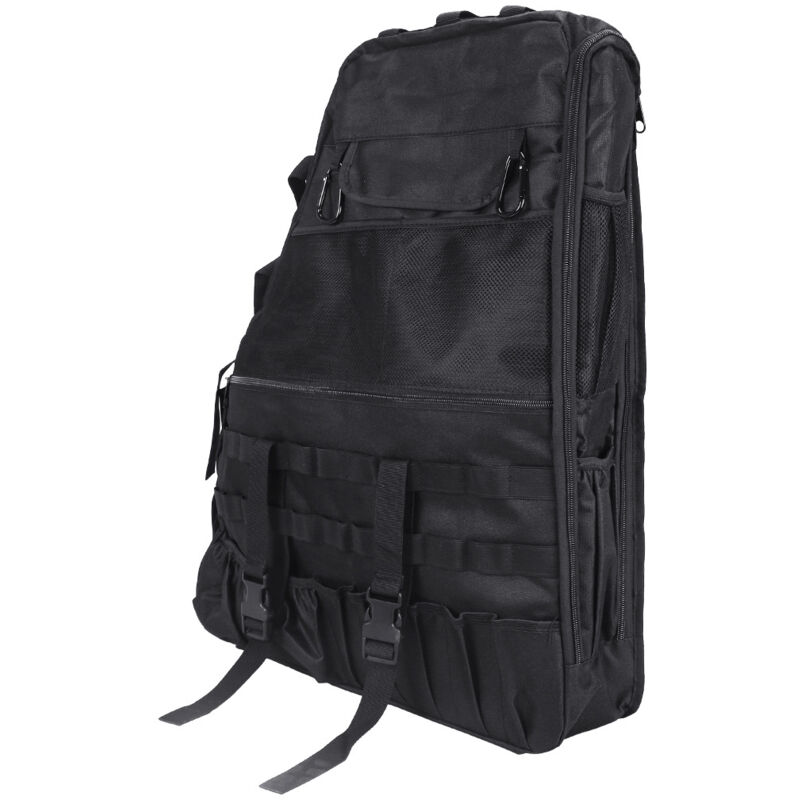 foto del prodotto il portaoggetti adatto a jeep wrangler jk tj lj e unlimited jl a 4 porte 1997 2020, con tasche multiple e borse portaoggetti, e borsa portaoggetti