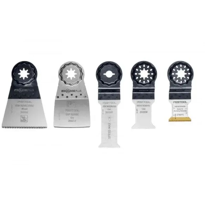 foto del prodotto il set lame multifunzione osc sort 5 festool