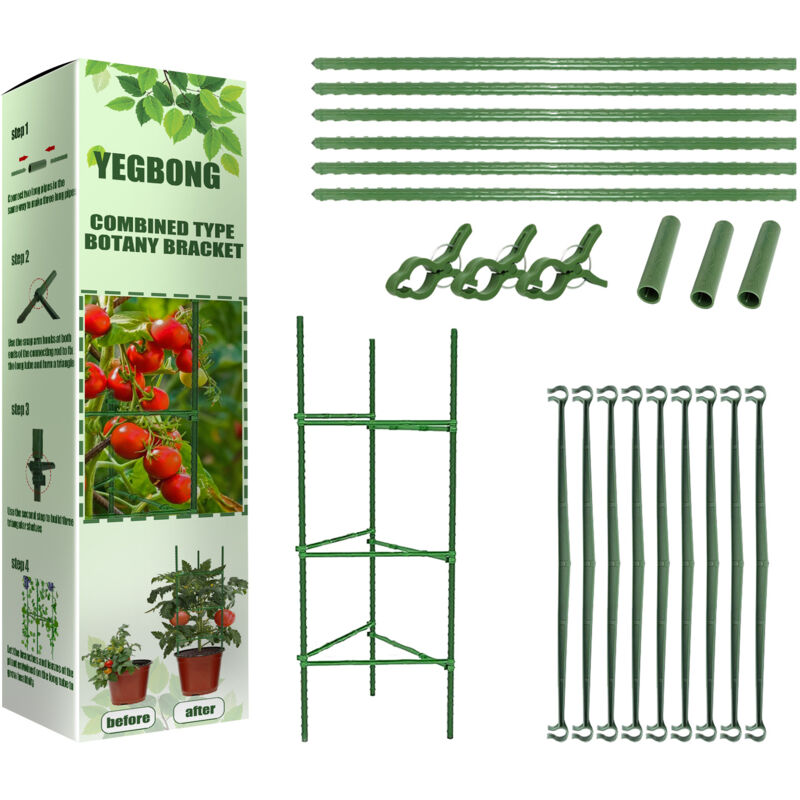 foto del prodotto il supporto per fiori rampicanti può essere impilato e combinato per collegare il supporto per fiori da giardinaggio