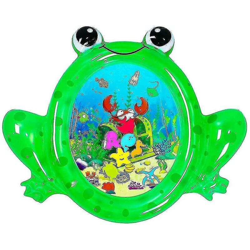 foto del prodotto il tempo della pancia della rana gonfiabile per il bambino, il tappetino per l acqua premium per neonati e bambini piccoli il perfetto centro di