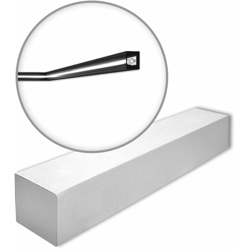 foto del prodotto il12 black box wallstyl noel marquet 1 scatola 30 pezzi cornice soffitto parete illuminazione indiretta design moderno nero 60 m nmc