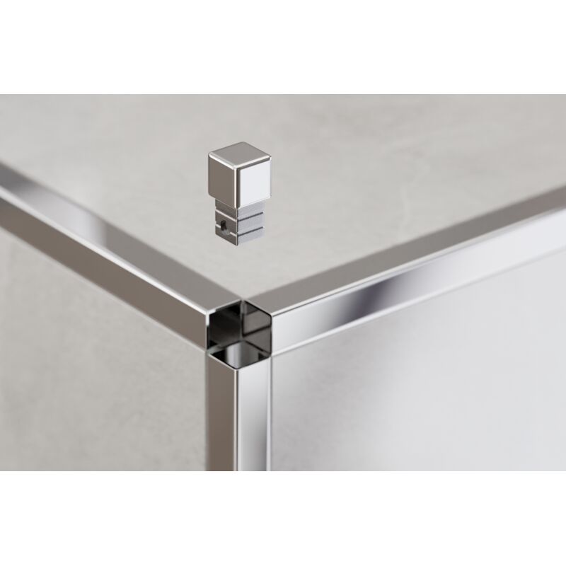 foto del prodotto ilcom finitura angolare per profili in acciaio inossidabile q e p argento lucido 1,2 cm