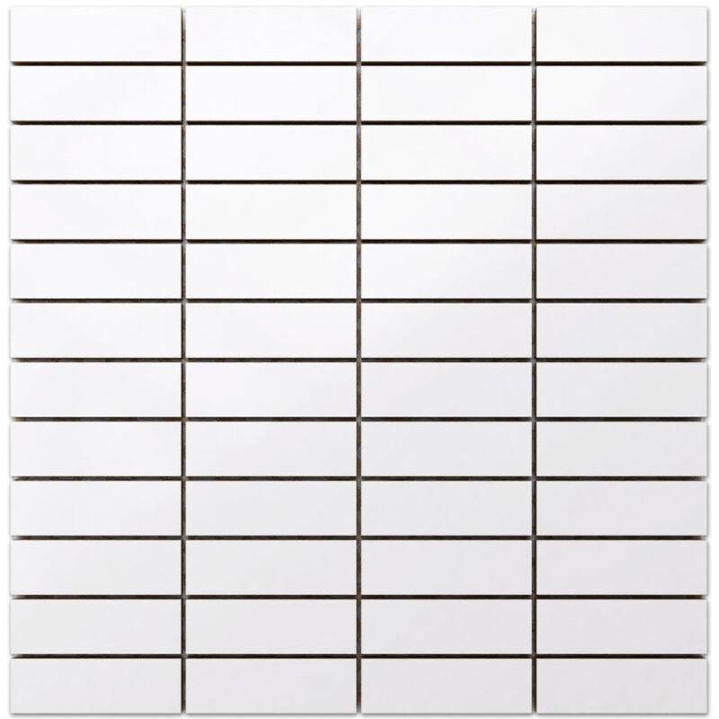 foto del prodotto ilcom mosaico in ceramica su rete per bagno o cucina 29.8 cm x 29.8 cm bricks intro
