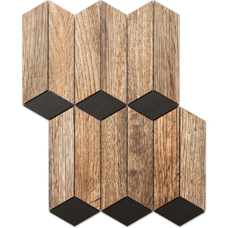 foto del prodotto ilcom mosaico in gres su rete per bagno o cucina 33.5 cm x 29.6 cm alcantara