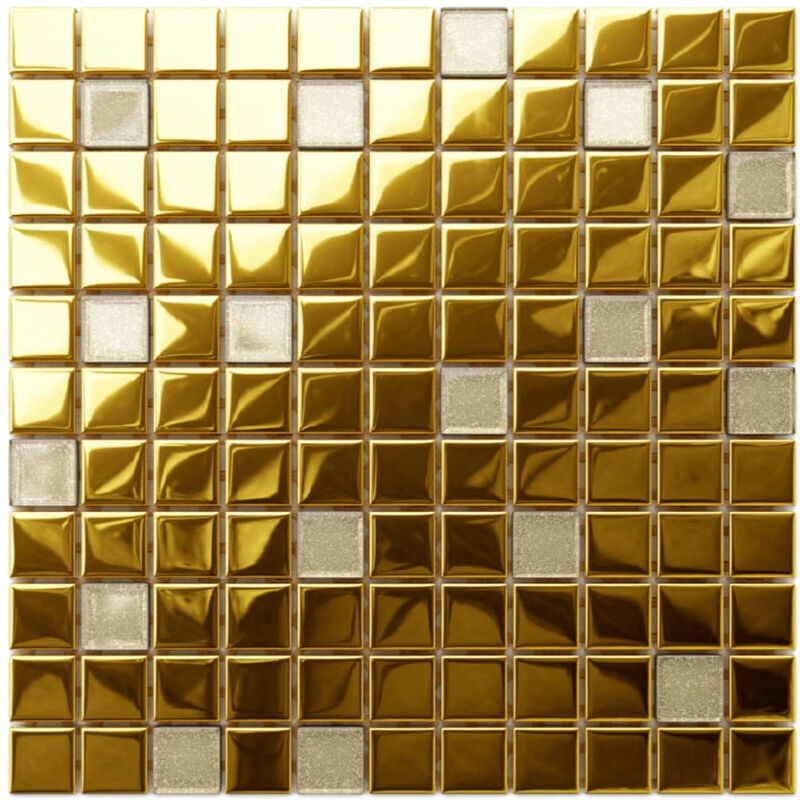 foto del prodotto ilcom mosaico in vetro su rete per bagno e cucina 30cm x 30cm pantheon
