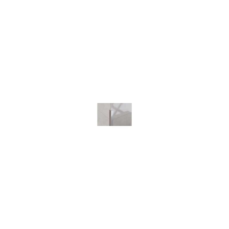 foto del prodotto ilcom profilo decorativo l angolare in acciaio inossidabile 2cm x 270cm argento satinato