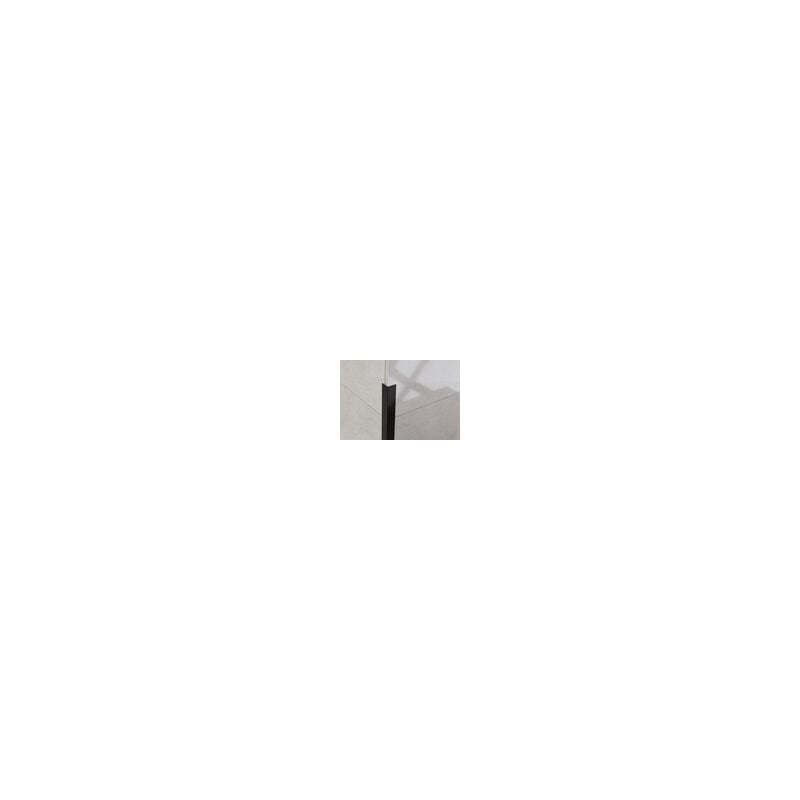 foto del prodotto ilcom profilo decorativo l angolare in acciaio inossidabile 2cm x 270cm nero satinato