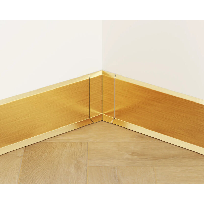 immagine 0 del prodotto ilcom set 4 angoli interni fli componibili per battiscopa 10cm x 3cm x 3cm oro satinato