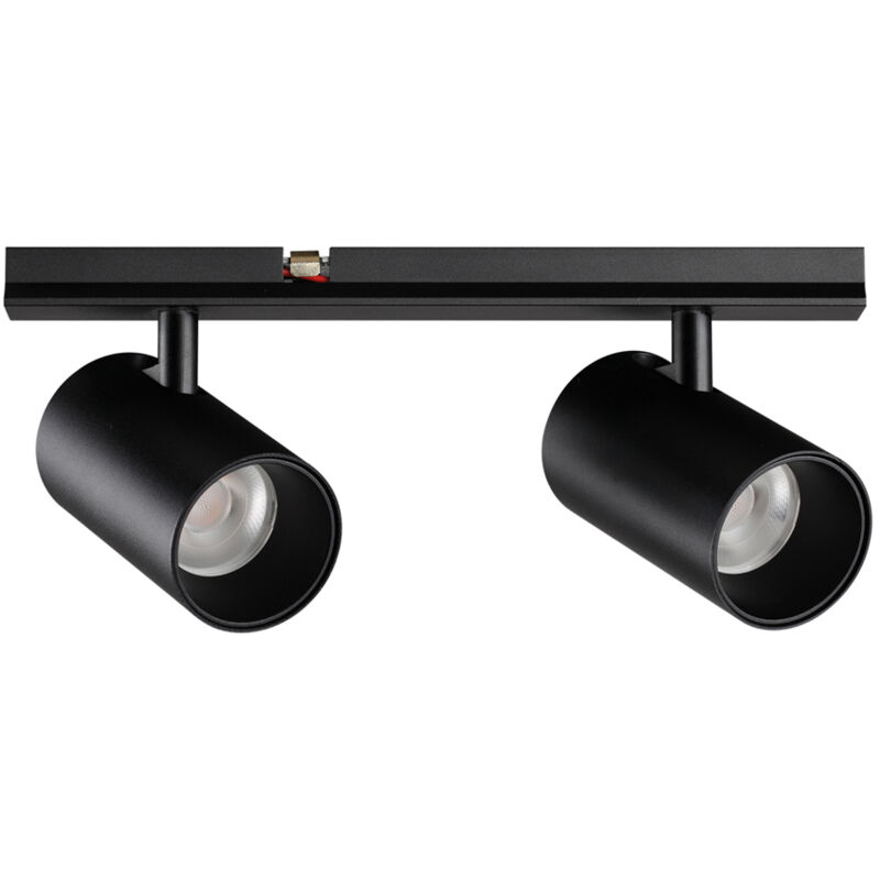 foto del prodotto illuminazione a binario contemporaneo stick alluminio nero led 10w 3000k ip20