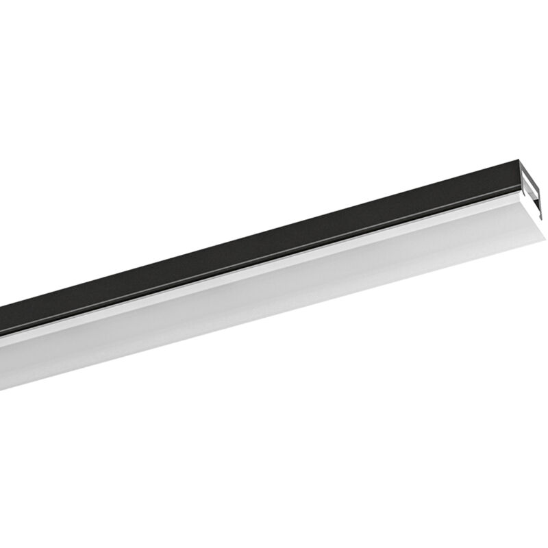foto del prodotto illuminazione a binario contemporaneo stick alluminio nero led 12w 3000k ip20