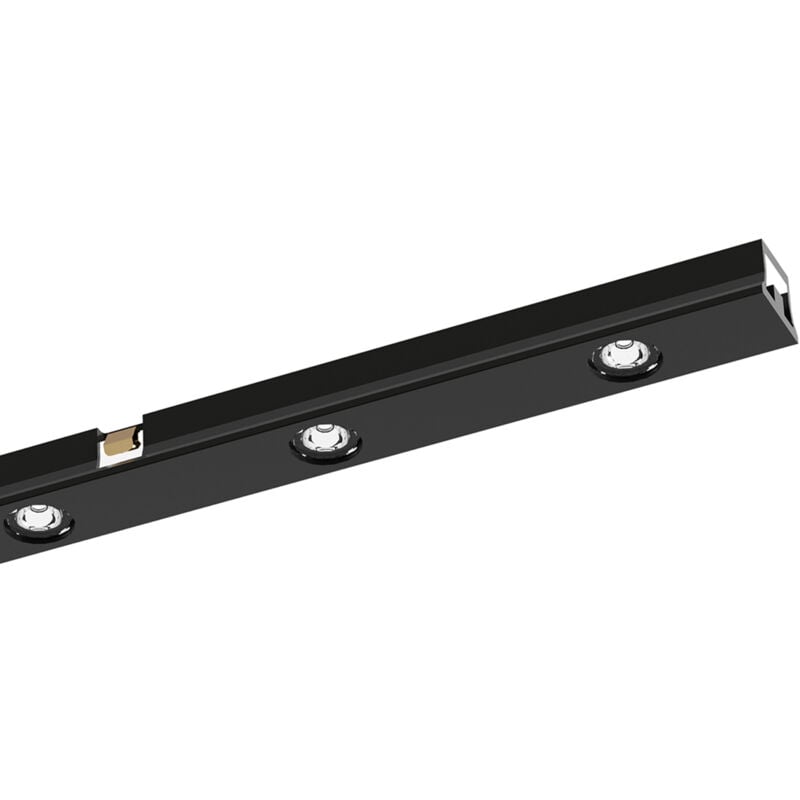 foto del prodotto illuminazione a binario moderna stick alluminio nero led 12w 3000k ip20