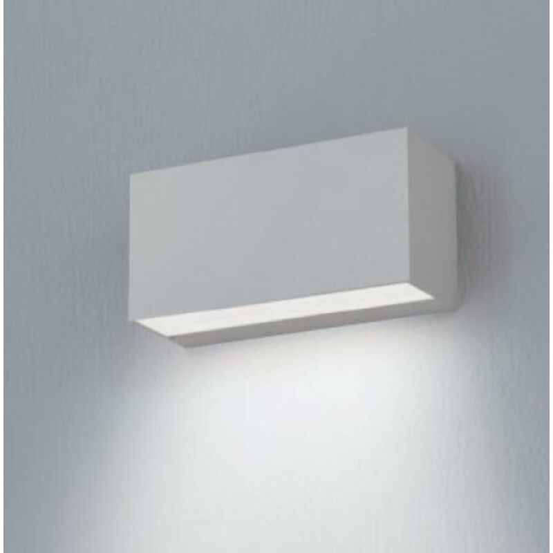 foto del prodotto illuminazione applique led 15w luce calda 3000k colore bianco ba20/1a/3k/w - nobile