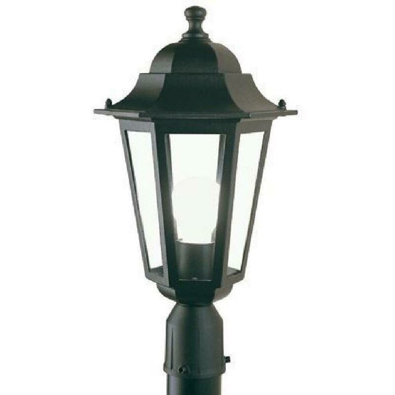 foto del prodotto illuminazione da esterni lampada lampione testa palo d.60 esagonale dispositivo di connessione manicotto diametro 60 mm sovil
