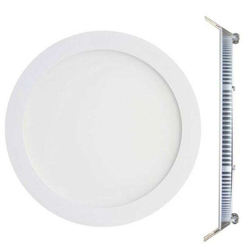 foto del prodotto illuminazione da incasso per interni 6w 6000k luce fredda. led proiettore led da incasso driver inclusi. pannello led slimline extra piatto