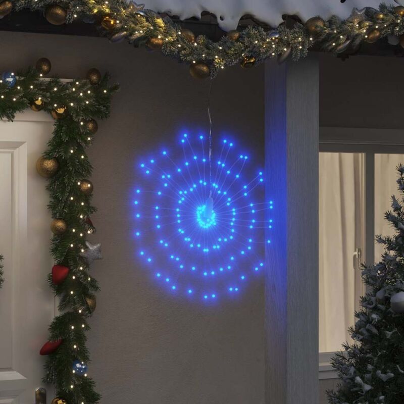 foto del prodotto illuminazione di natale galassia 140 led blu 17 cm vidaxl