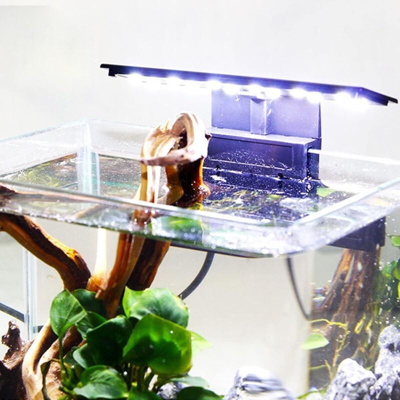 foto del prodotto illuminazione per acquario x3 lampada per acquario a led per acquario 220v 6w piante acquatiche e pesci illuminazione per acquario nano