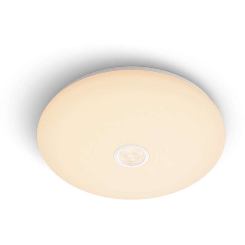 foto del prodotto illuminazione plafoniera led a soffitto, diametro 25 cm, 2700 k, 6 w, con sensore, bianco 929003195401 philips