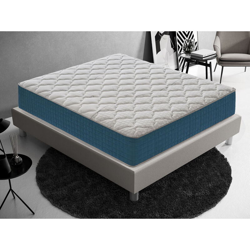 foto del prodotto ilovesleep materasso 140x200 in memory waterlily alto 30 cm viscoelastico ortopedico anatomico antibatterico antiacaro