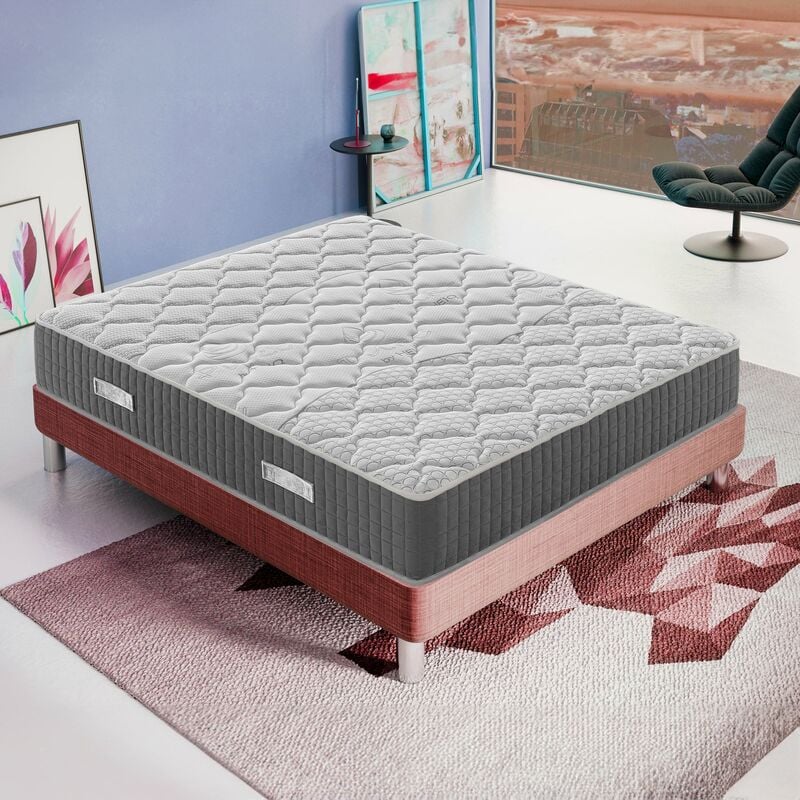 foto del prodotto ilovesleep - materasso piazza e mezza 120x200 in memory foam superfresh - alto 30 cm - alleviamento punti di pressione - hermes