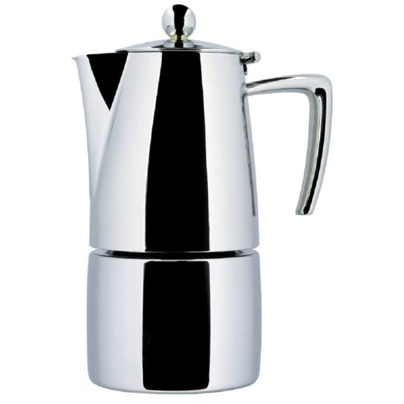 foto del prodotto ilsa 0091l020ie caffettiera, 2 cups, acciaio inossidabile, argento