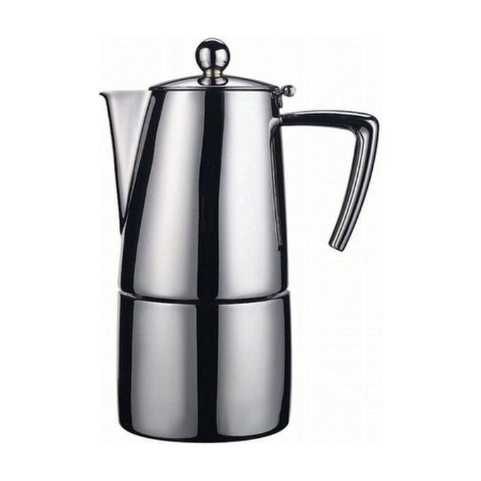 foto del prodotto ilsa caffettiera moka 4 tazze per induzione in acciaio inox satinato