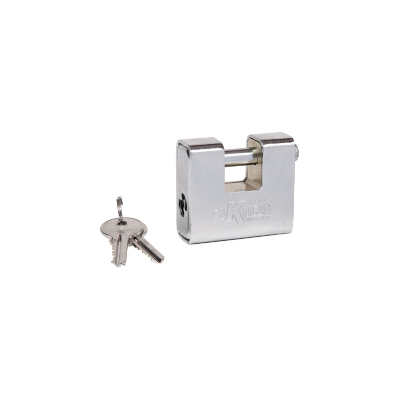 foto del prodotto ilsa lucchetto antiscasso corazzato sk sk90 ottone acciaio cromato chiavi 2 mm 91 ka2