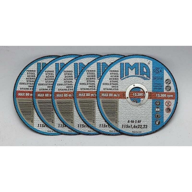 foto del prodotto ima minidisco ferro cf.5pz piano d.115x1,6x22
