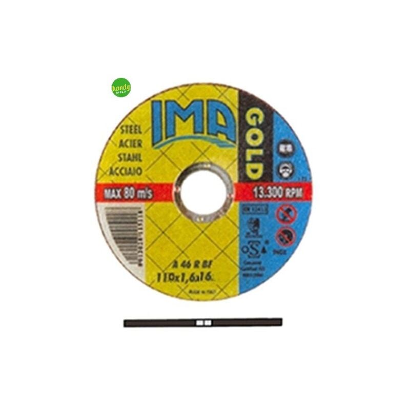 foto del prodotto ima minidisco per ferro gold piano 125 x 1,6 x 22,23 mm