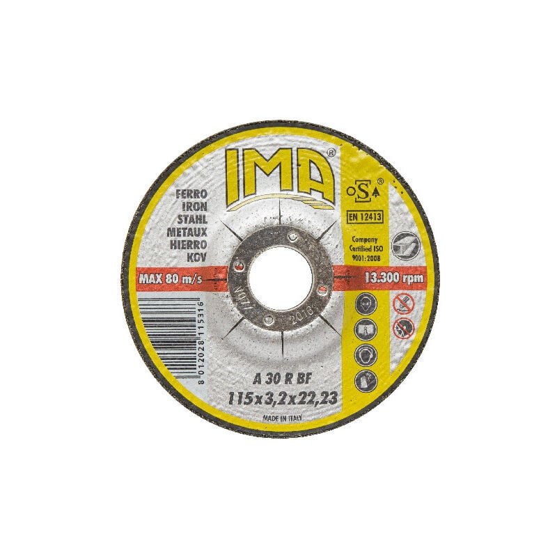 foto del prodotto ima minidisco x ferro d.115x3,2