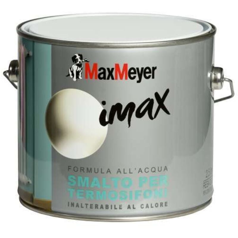 foto del prodotto imax smalto all'acqua per termosifoni 0,500lt bianco panna - max meyer
