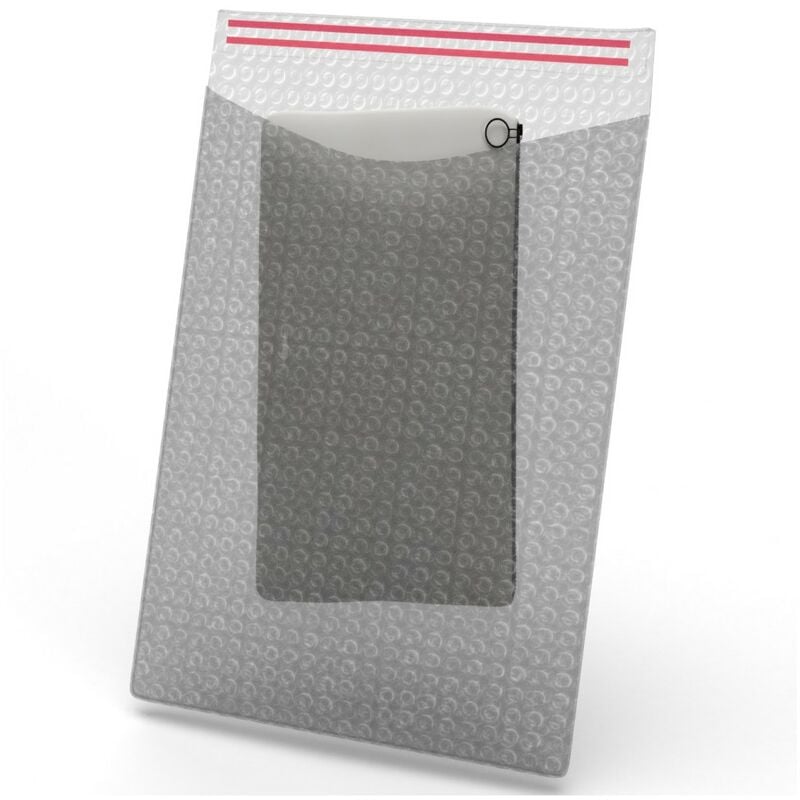 foto del prodotto imballaggi 2000 10 buste pluriball per spedizione e trasloco con chiusura adesiva 10x13 cm buste da imballaggio con bolle adatte per spedire