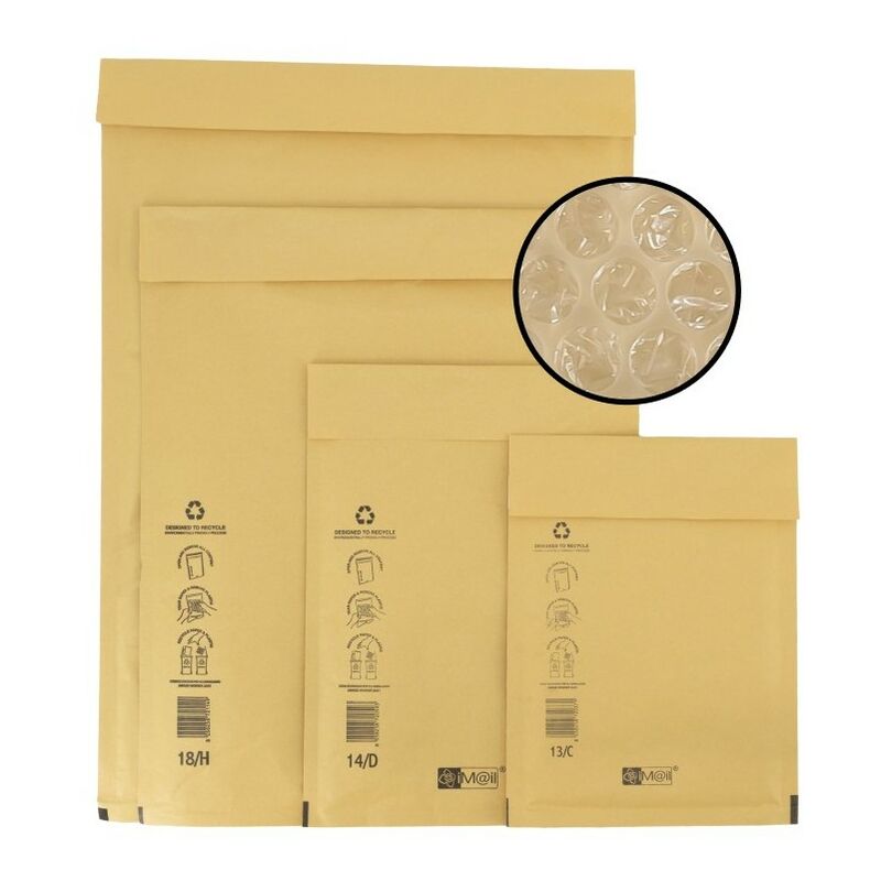 foto del prodotto imballaggi 2000 buste postali imbottite im il buste imbottite per spedizione buste con pluriball ideali per spedire e proteggere oggetti 20