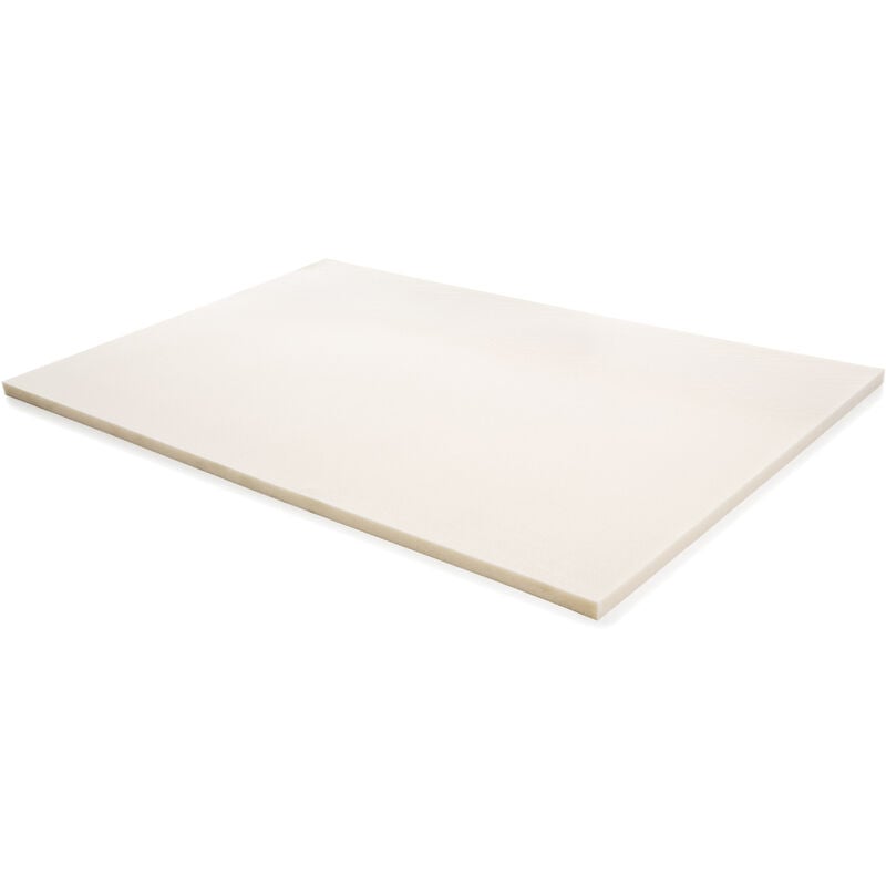 foto del prodotto imbottitura foglio in memory foam 120x190 con spessore 4 cm per materasso piazza e mezzo, indeformabile e traspirante 100 made in italy