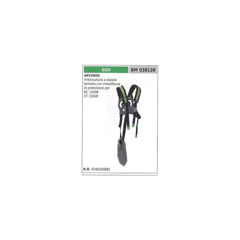 foto del prodotto imbracatura a bretella doppia ego con imbottitura per bc 1500e st1500e
