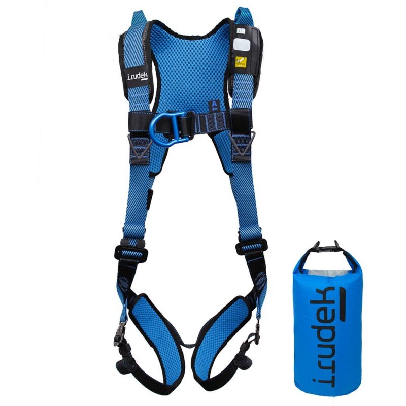 foto del prodotto imbracatura anticaduta irudek wind blue 1 l xxl nero azzurro
