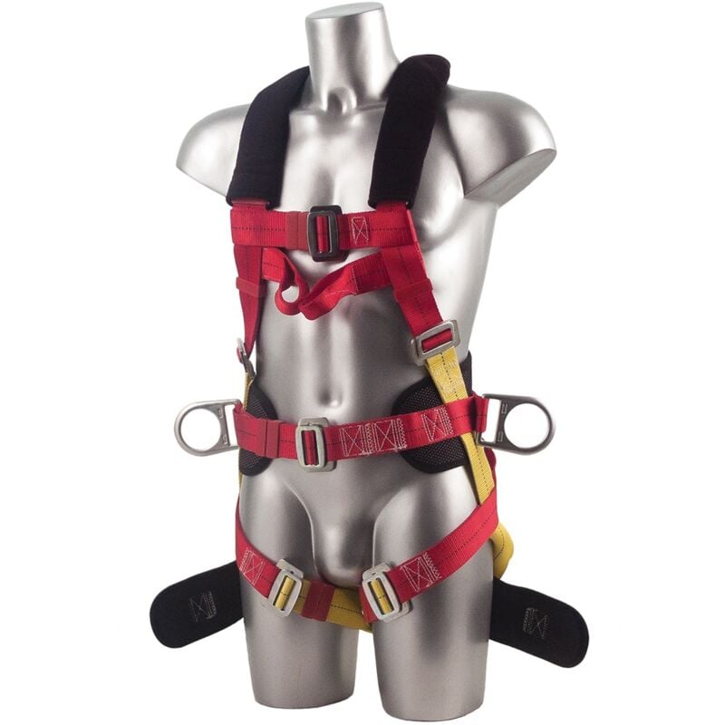 foto del prodotto imbracatura di sicurezza a tre punti comfort plus rosso